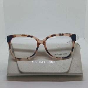 NWT WOMEN'S MICHAEL KORS EYEGLASS FRAMES MK4091 PINK TORTOISE